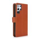 For Samsung Galaxy S25 Ultra 5G Multi-Card Wallet RFID Leather Phone Case(Brown) - 3