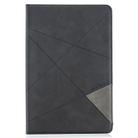 For Samsung Galaxy Tab S8 / Galaxy Tab S7 T870 Rhombus Texture Horizontal Flip Magnetic Leather Case with Holder & Card Slots(Black) - 2