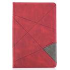 For Samsung Galaxy Tab S8 / Galaxy Tab S7 T870 Rhombus Texture Horizontal Flip Magnetic Leather Case with Holder & Card Slots(Red) - 2