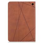 For Amazon Kindle Fire HD8 (2020) Rhombus Texture Horizontal Flip Magnetic Leather Case with Holder & Card Slots(Brown) - 3