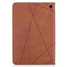 For Amazon Kindle Fire HD8 (2020) Rhombus Texture Horizontal Flip Magnetic Leather Case with Holder & Card Slots(Brown) - 3