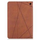 For Amazon Kindle Fire HD8 (2020) Rhombus Texture Horizontal Flip Magnetic Leather Case with Holder & Card Slots(Brown) - 3