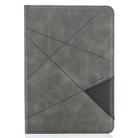 For Amazon Kindle Fire HD8 (2020) Rhombus Texture Horizontal Flip Magnetic Leather Case with Holder & Card Slots(Grey) - 1