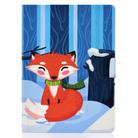 For iPad Air 2022 / 2020 10.9 Electric Pressed Colored Drawing Horizontal Flip Leather Case with Holder & Card Slots & Sleep / Wake-up Function(Red Fox) - 2