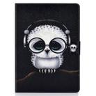 For iPad Air 2022 / 2020 10.9 Electric Pressed Colored Drawing Horizontal Flip Leather Case with Holder & Card Slots & Sleep / Wake-up Function(Spectacled Cat) - 2