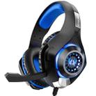 KOTION EACH GS400 Omni-directional Mic Gaming Headset, Length: About 1.9m(Black Blue) - 1