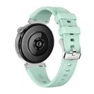 Kalebol 18mm Universal Diamond Embossed Silicone Strap(Grass Green) - 2