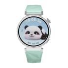 Kalebol 18mm Universal Diamond Embossed Silicone Strap(Grass Green) - 3