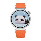 Kalebol 18mm Universal Diamond Embossed Silicone Strap(Orange) - 3