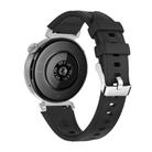 Kalebol 18mm Universal Diamond Embossed Silicone Strap(Black) - 2