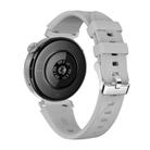 Kalebol 18mm Universal Diamond Embossed Silicone Strap(Light Grey) - 2