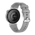 Kalebol 18mm Universal Diamond Embossed Silicone Strap(Space Grey) - 2