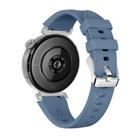Kalebol 18mm Universal Diamond Embossed Silicone Strap(Topa Blue) - 2