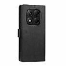 For Redmi Note 14 Pro 5G / 14 Pro+ 3-Card Slots Multifunctional Leather Phone Case(Black) - 3