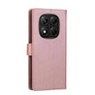 For Redmi Note 14 Pro 5G / 14 Pro+ 3-Card Slots Multifunctional Leather Phone Case(Rose Gold) - 3