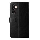 For Samsung Galaxy F16 5G / M16 5G Y-shaped Pattern Flip Leather Phone Case(Black) - 3