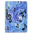 For iPad Air 2022 / 2020 10.9 Electric Pressed Colored Drawing Horizontal Flip Leather Case with Holder & Card Slots & Sleep / Wake-up Function(Sheet Music) - 2