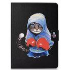 For iPad Air 2022 / 2020 10.9 Electric Pressed Colored Drawing Horizontal Flip Leather Case with Holder & Card Slots & Sleep / Wake-up Function(Boxing Cat) - 2