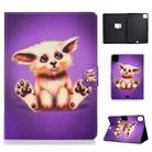 For iPad Air 2022 / 2020 10.9 Electric Pressed Colored Drawing Horizontal Flip Leather Case with Holder & Card Slots & Sleep / Wake-up Function(Golden Fox) - 1