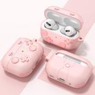For AirPods Pro 2 Game Console Style Wireless Earphone Silicone Case(Pink) - 2