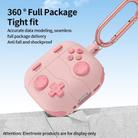 For AirPods 4 Game Console Style Wireless Earphone Silicone Case(Pink) - 2