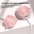 For AirPods 4 Game Console Style Wireless Earphone Silicone Case(Pink) - 3