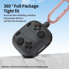 For AirPods 4 Game Console Style Wireless Earphone Silicone Case(Dark Grey) - 2