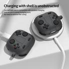 For AirPods 4 Game Console Style Wireless Earphone Silicone Case(Dark Grey) - 3