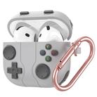 For AirPods 4 Game Console Style Wireless Earphone Silicone Case(Rock Grey) - 1