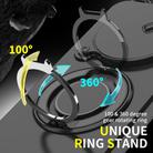 For Honor X60 Sliding Camshield Ring Holder Phone Case(Black) - 3