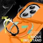 For Honor 400 Pro Global 160.8mm Sliding Camshield Ring Holder Phone Case(Orange) - 3