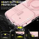 For Honor 400 Pro Global 160.8mm Sliding Camshield Ring Holder Phone Case(Pink) - 2