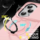 For Honor 400 Pro Global 160.8mm Sliding Camshield Ring Holder Phone Case(Pink) - 3
