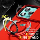 For Honor 400 Lite Global Sliding Camshield Ring Holder Phone Case(Red) - 3