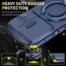 For Honor 400 Lite Global Sliding Camshield Ring Holder Phone Case(Blue) - 2
