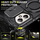 For Honor 400 Global 156.5mm Sliding Camshield Ring Holder Phone Case(Black) - 2
