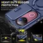 For vivo V50 Sliding Camshield Ring Holder Phone Case(Blue) - 2