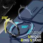 For vivo V50 Sliding Camshield Ring Holder Phone Case(Blue) - 3