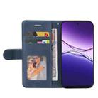 For OPPO A5 Pro 5G Global Dual-color Splicing Flip Leather Phone Case(Blue) - 3