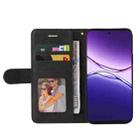 For OPPO A5 Pro 5G Global Dual-color Splicing Flip Leather Phone Case(Black) - 3