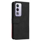 For OPPO A5 5G Global / A3 Pro 5G Global Dual-color Splicing Flip Leather Phone Case(Black) - 3