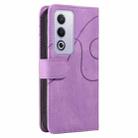 For OPPO A5 5G Global / A3 Pro 5G Global Dual-color Splicing Flip Leather Phone Case(Purple) - 3