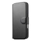 For iPhone 16 Pro Max CaseNeo Finger Grip Strap MagSafe Leather Phone Case(Black) - 2