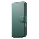 For iPhone 16 Pro Max CaseNeo Finger Grip Strap MagSafe Leather Phone Case(Green) - 2
