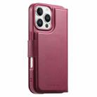 For iPhone 16 Pro Max CaseNeo Finger Grip Strap MagSafe Leather Phone Case(Red) - 3