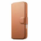 For iPhone 16 Pro CaseNeo Finger Grip Strap MagSafe Leather Phone Case(Brown) - 2
