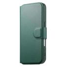 For iPhone 16 Pro CaseNeo Finger Grip Strap MagSafe Leather Phone Case(Green) - 2