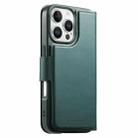 For iPhone 16 Pro CaseNeo Finger Grip Strap MagSafe Leather Phone Case(Green) - 3