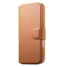 For iPhone 16 Plus CaseNeo Finger Grip Strap MagSafe Leather Phone Case(Brown) - 2