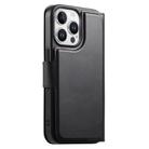 For iPhone 15 Pro Max CaseNeo Finger Grip Strap MagSafe Leather Phone Case(Black) - 3